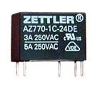 4 pcs AZ6963-1AB-24DE  Zettler  Relais  Relay 1xU  24VDC 10A 2350R SPST-NO #BP 