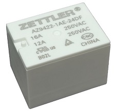 ZETTLER AZ957-1C-12DSE Relais 12V DC 1xUM 1A 960R PCB Relay Sensitive 854947 