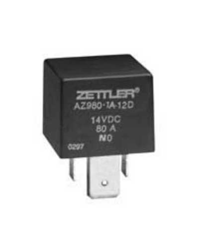 AZ980 - 80 AMP SUPER-ISO AUTOMOTIVE RELAY | American Zettler, Inc.